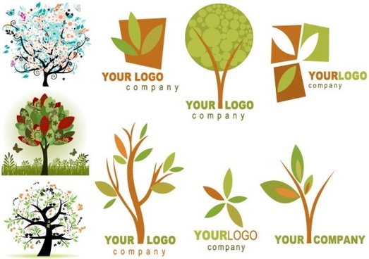 523x368 Tree Logo Free Vector Download
