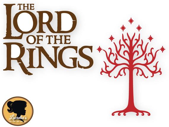 570x428 The Lord Of The Rings Silhouettes White Tree Of Gondor Etsy