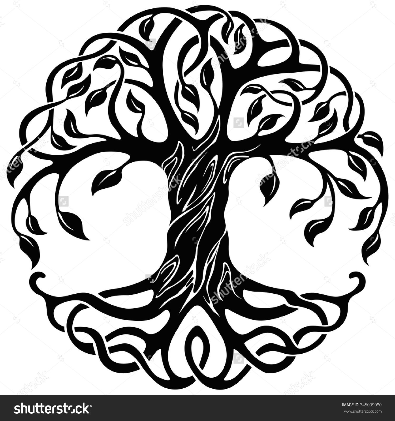 Free Clipart Celtic Tree Of Life 1500x1600 Free Clipart Celtic Tree Of Life