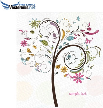 349x368 Tree Plan Vector Graphics Illustrator Free Vector Download