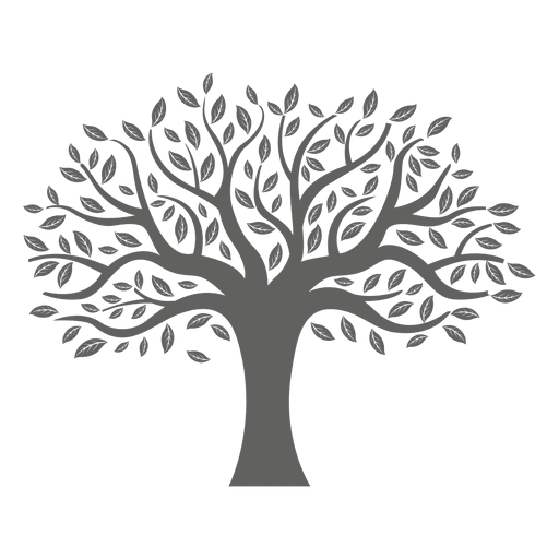 512x512 Flat Tree Silhouette