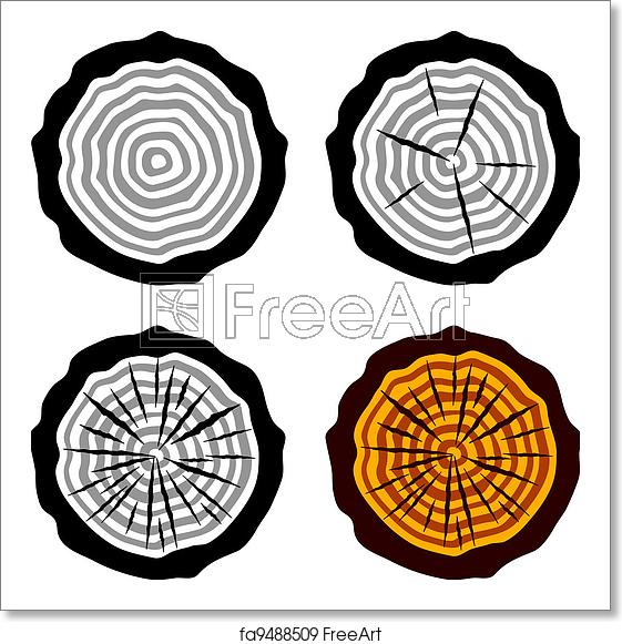 Free Art Print Of Vector Growth Rings Tree Trunk Symbols Freeart 561x581 Free Art Print Of Vector Growth Rings Tree Trunk Symbols Freeart