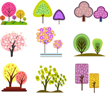 Simple Tree Vector Shape Free Vector Download 429x368 Simple Tree Vector Shape Free Vector Download