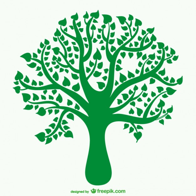 Tree Silhouette With Heart Shaped Leaves Vector Free Download 626x626 Tree Silhouette With Heart Shaped Leaves Vector Free Download