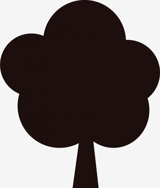 Black Trees Simple Shape Vector Material, Vector, Black, Tree Png 640x751 Black Trees Simple Shape Vector Material, Vector, Black, Tree Png