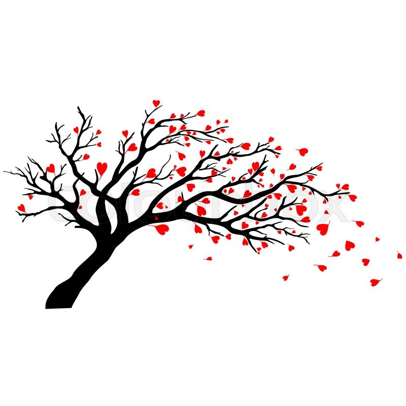 800x800 Vector Tree Silhouette Isolated On Stock Vector Colourbox