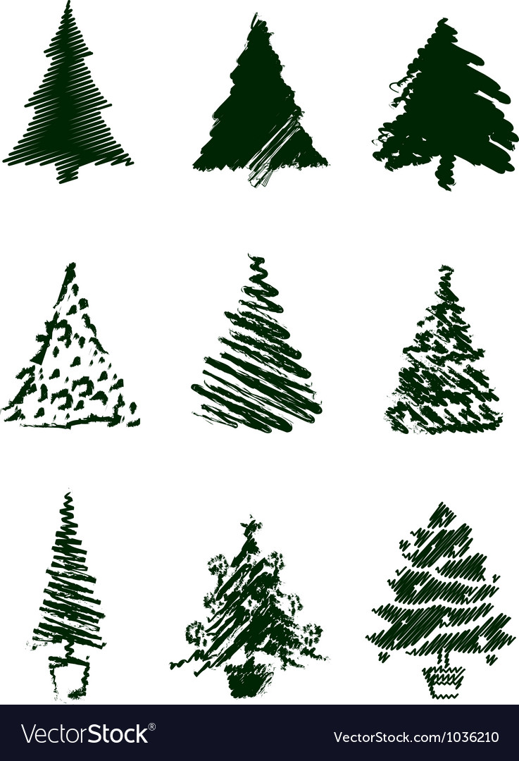 737x1080 Photos Christmas Tree Sketches