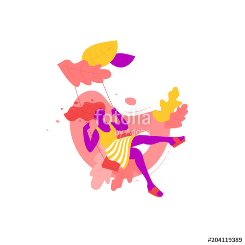 Girl On Tree Swing Stock Image And Royalty Free Vector 500x500 Girl On Tree Swing Stock Image And Royalty Free Vector