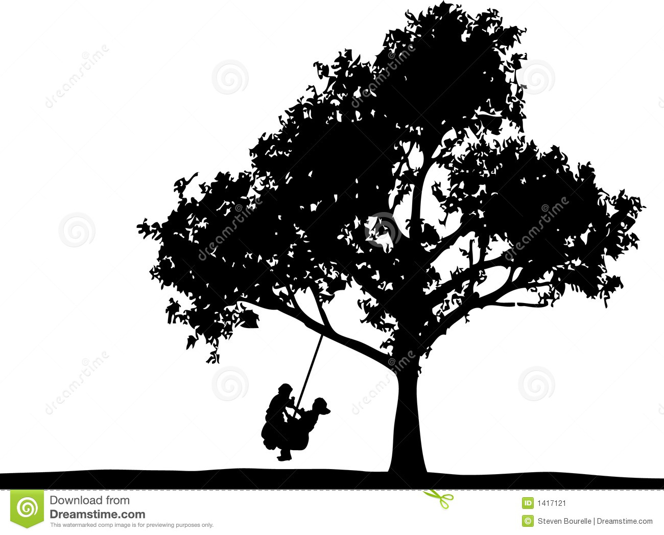 Silhouette Of A Couple On A Swing 1300x1047 Silhouette Of A Couple On A Swing