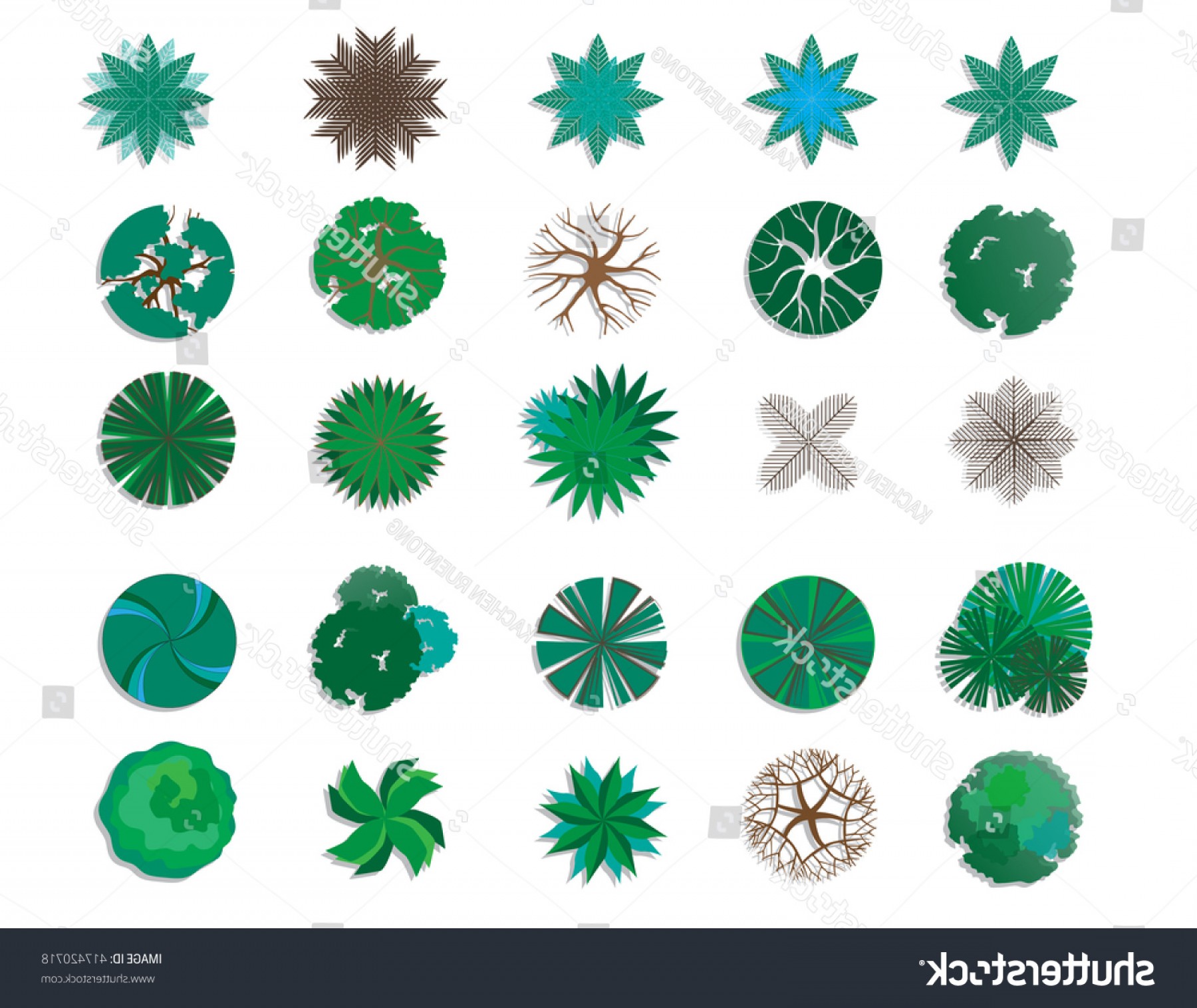 Tree Top View Vector Illustrator Hoodamath 1800x1516 Tree Top View Vector Illustrator Hoodamath