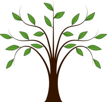 354x336 Tree Trunk Vector