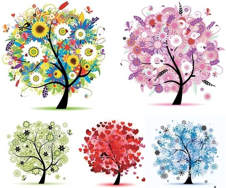 442x368 Tree Free Vector Download