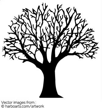 335x355 Download Silhouette Of Dead Tree