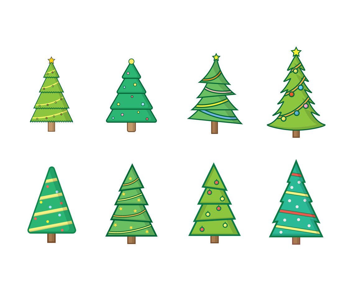 1136x936 Free Christmas Tree Vectors Vector Art Graphics