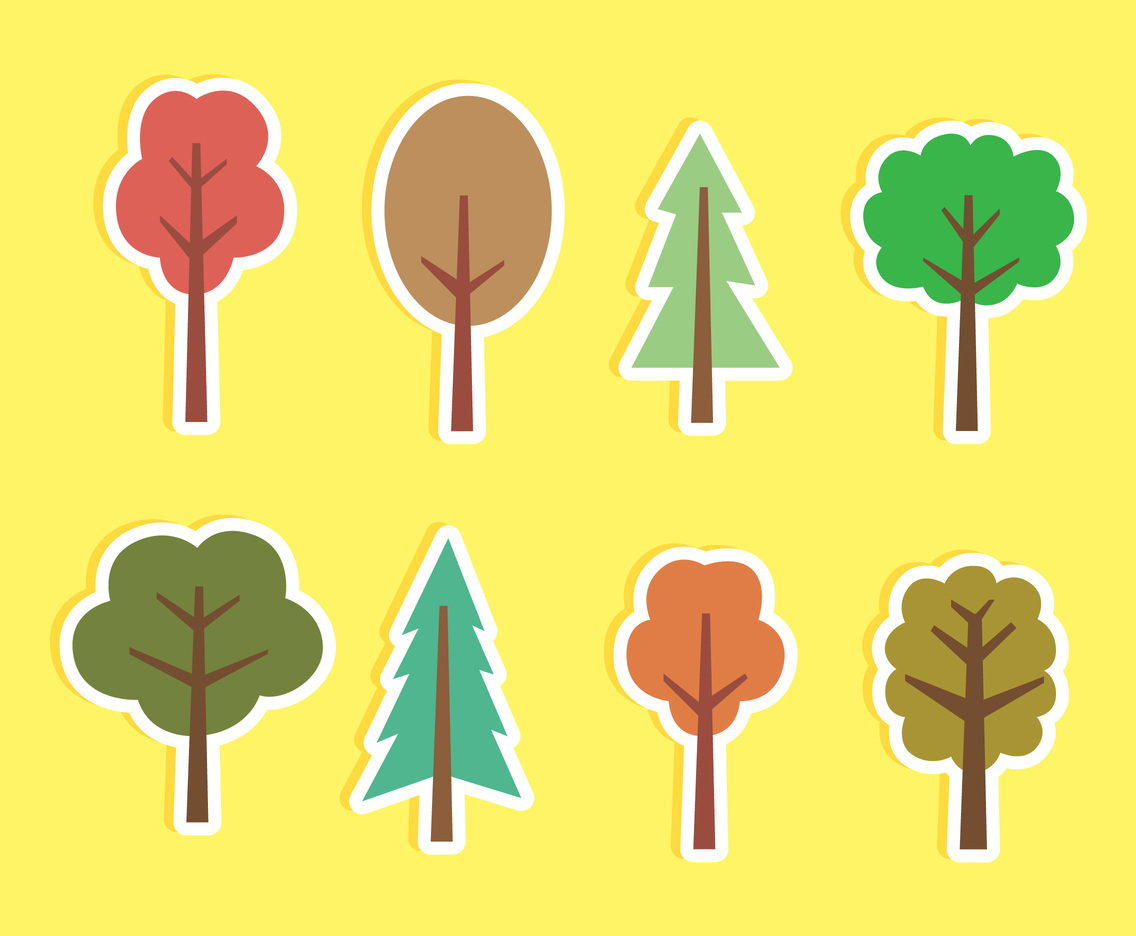 Cartoon Tree Vector Set Free Vectors Ui Download 1136x936 Cartoon Tree Vector Set Free Vectors Ui Download
