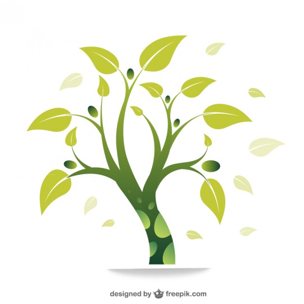 Eco Green Tree Vector Vector Free Download 626x626 Eco Green Tree Vector Vector Free Download