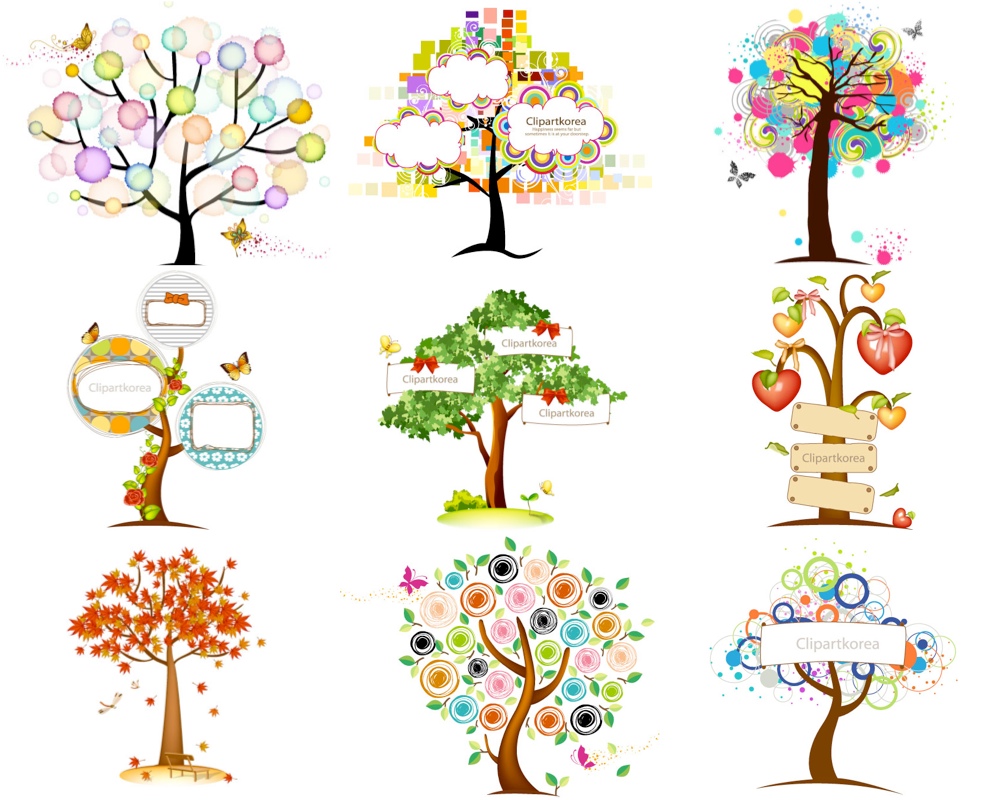 Vector Trees Clip Art Images 1000x800 Vector Trees Clip Art Images