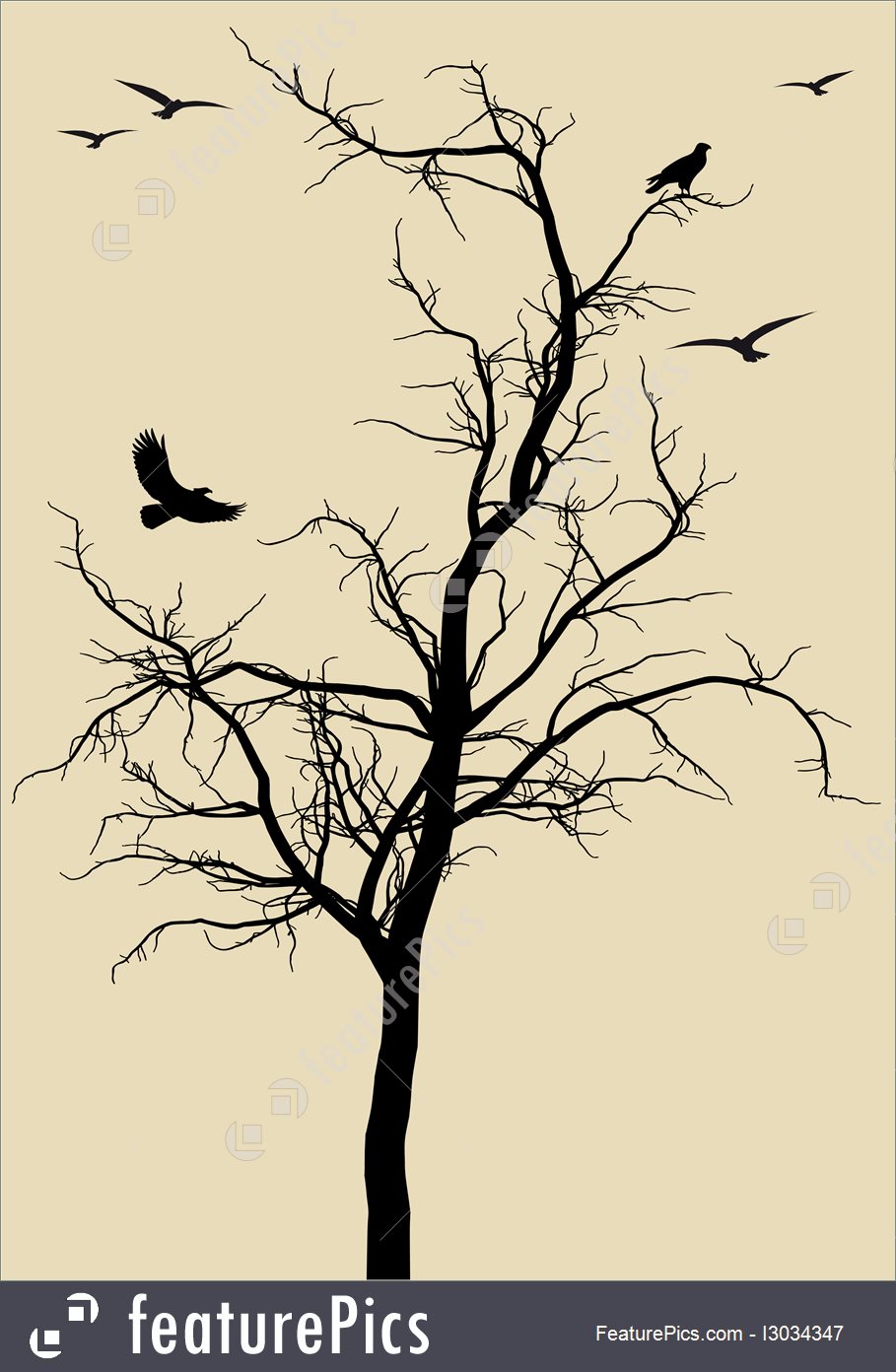 Plants Black Tree, Vector 909x1392 Plants Black Tree, Vector