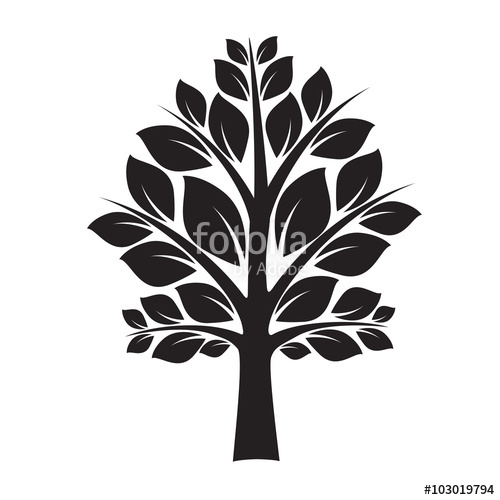 Black Tree Vector Illustration Stock Image And Royalty Free 500x500 Black Tree Vector Illustration Stock Image And Royalty Free