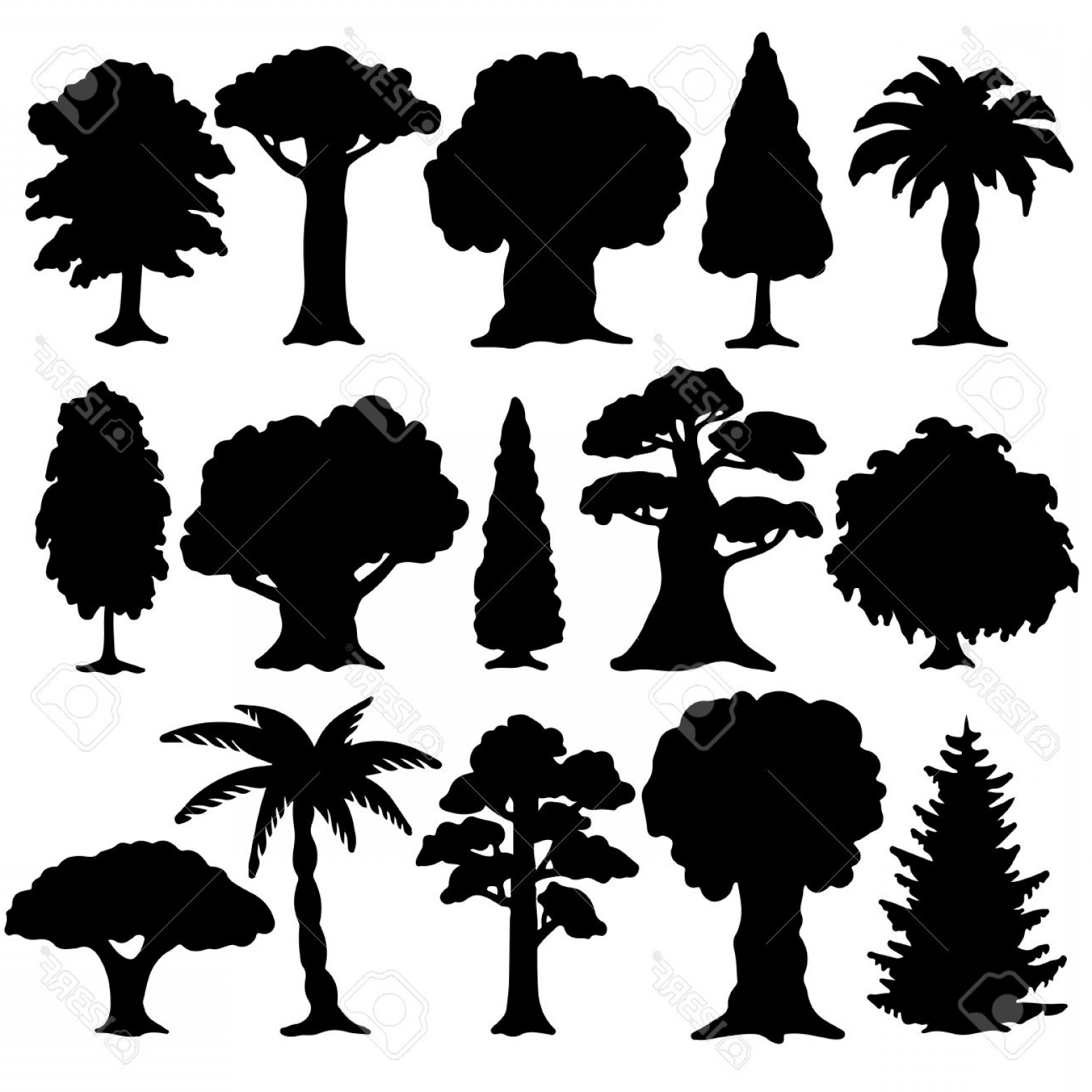 Black Cartoon Tree Vector Free Catamart 1560x1560 Black Cartoon Tree Vector Free Catamart