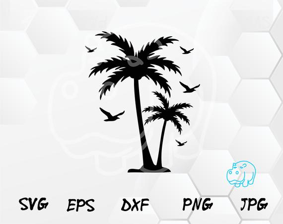 570x451 Palm Palm Tree Vector Etsy