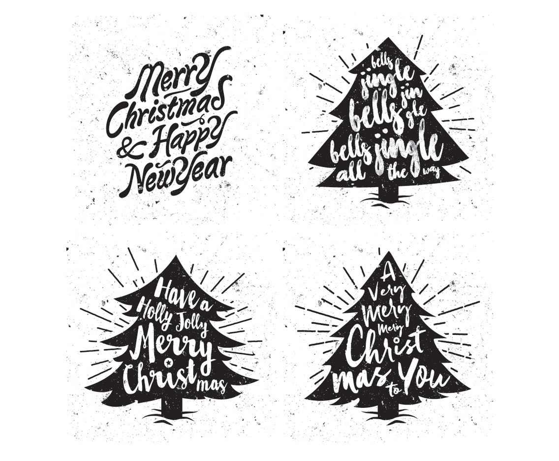 1136x936 Snowy Christmas Trees Vector Free Graphics Uihere