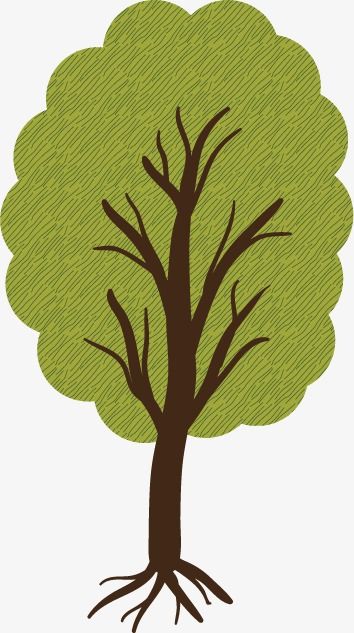 354x633 Cartoon Tree, Tree, Animation, Hand Painted Tree Png And Vector