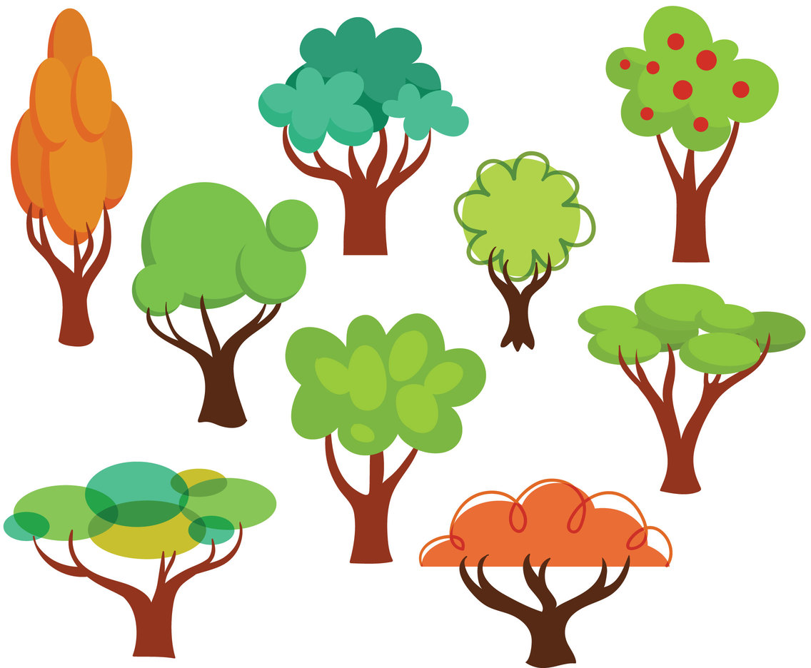1136x936 Free Cartoon Trees Vectors Free Vectors Ui Download