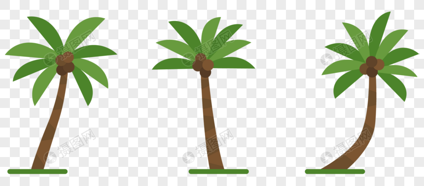 860x379 Coconut Tree Vector Material Png Image Picture Free Download
