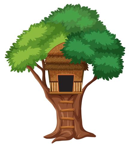 431x490 Stairca Free Treehouse Vector Illustration Bcma