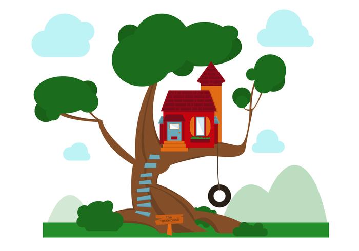 700x490 Treehouse Free Vector Art