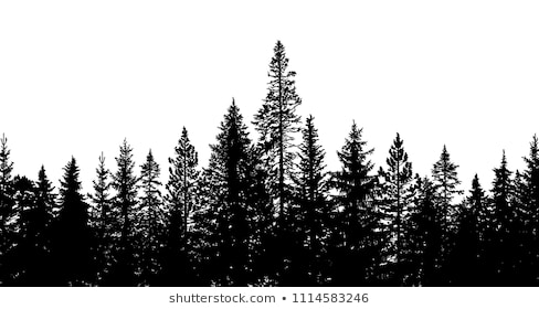 Download Treeline Silhouette Vector at Vectorified.com | Collection ...