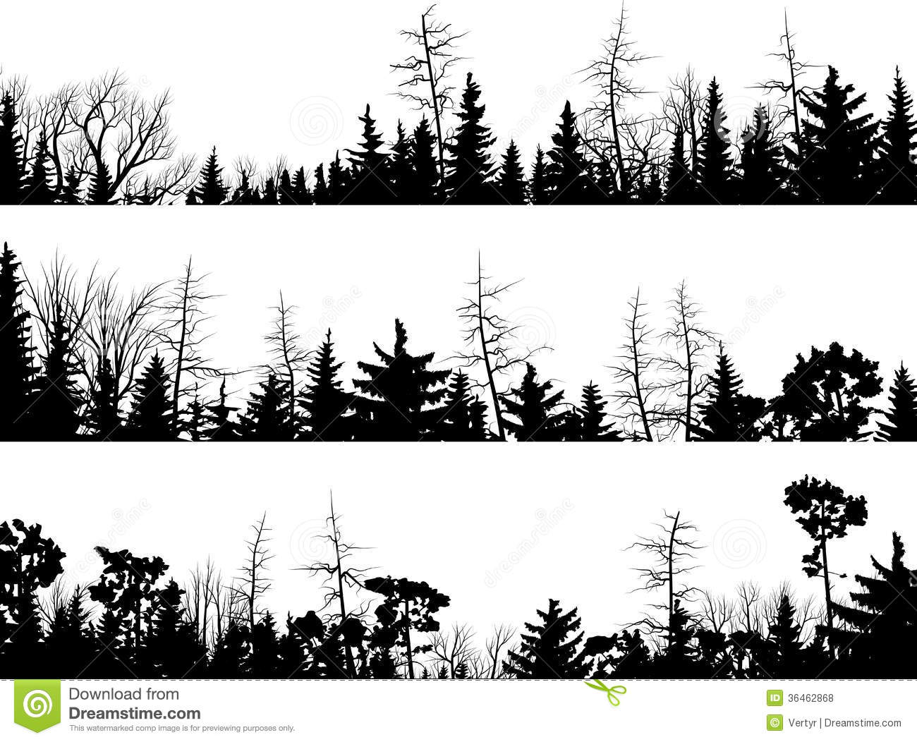 Vector Forest Silhouette Images 1300x1052 Vector Forest Silhouette Images