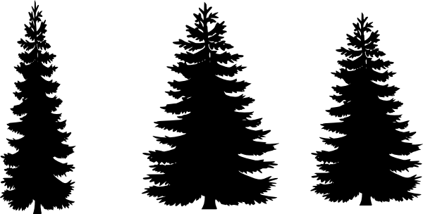 600x304 Evergreen Treeline Clipart Images Gallery For Free Download