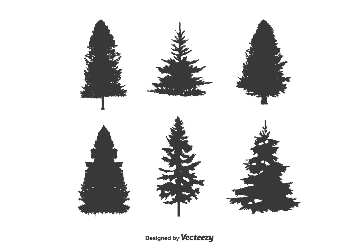 1400x980 Tree Line Free Vector Art
