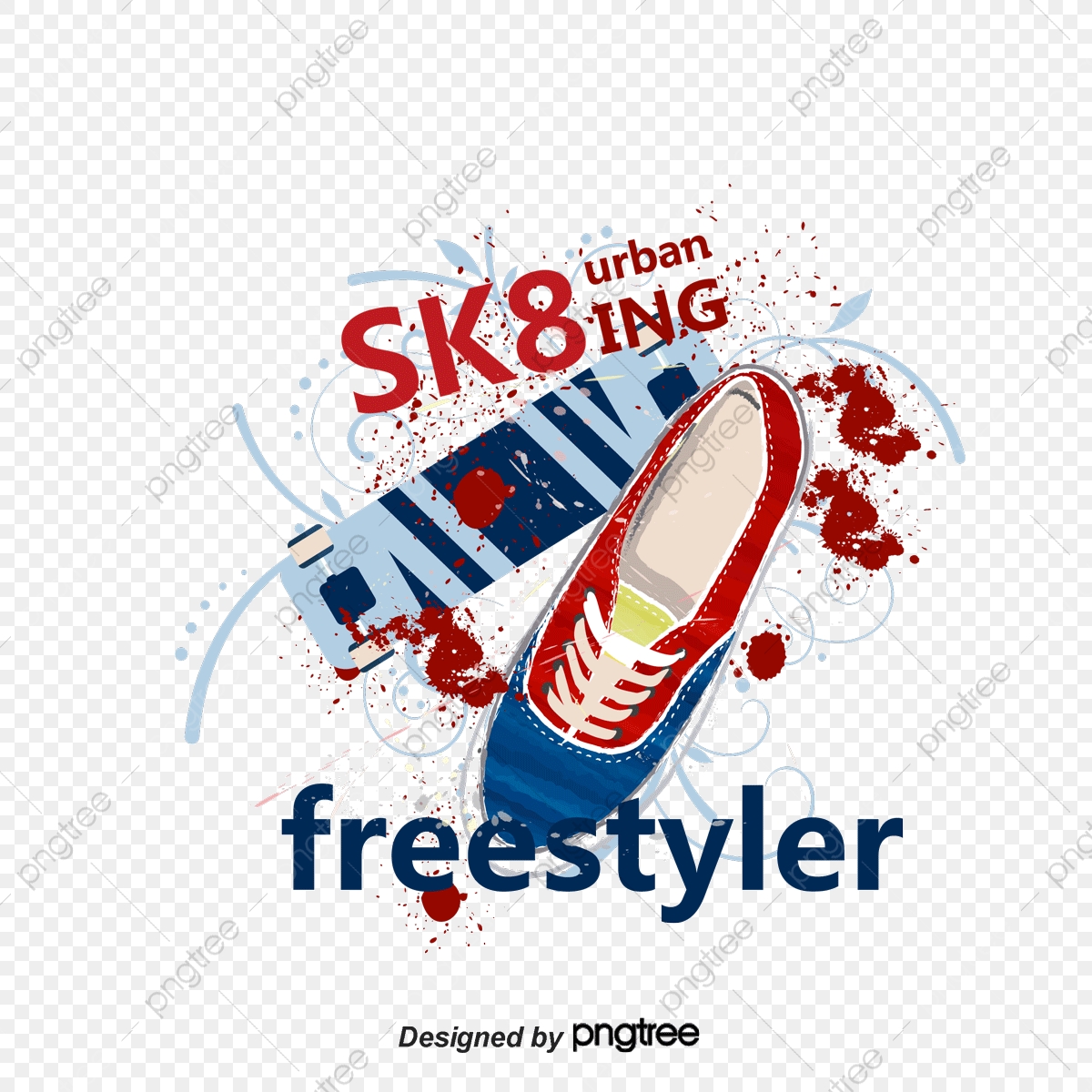 1200x1200 Graffiti Design Casual Fashion Trend Vector Material, Graffiti