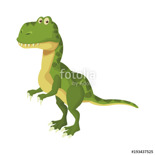 500x500 Trex Dinosuar Cartoon Icon Vector Illustration Graphic Design