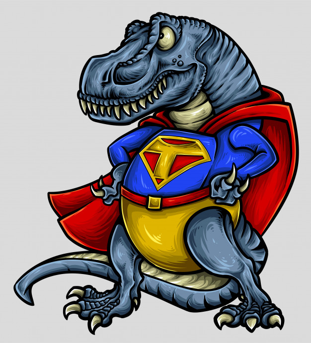 626x691 Vector Illustration Of Dinosaur T Rex Character Design Vector