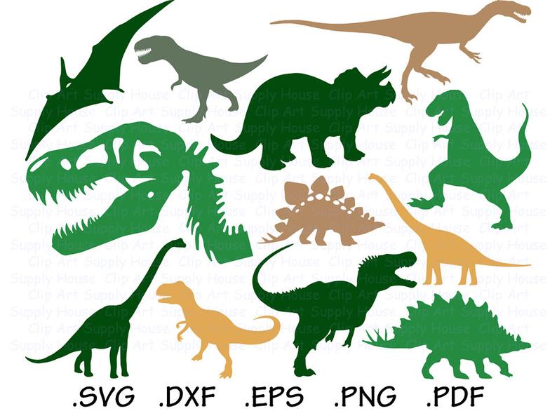794x596 Dinosaur T Rex Clipart Dinosaur Vector Silhouette And Etsy