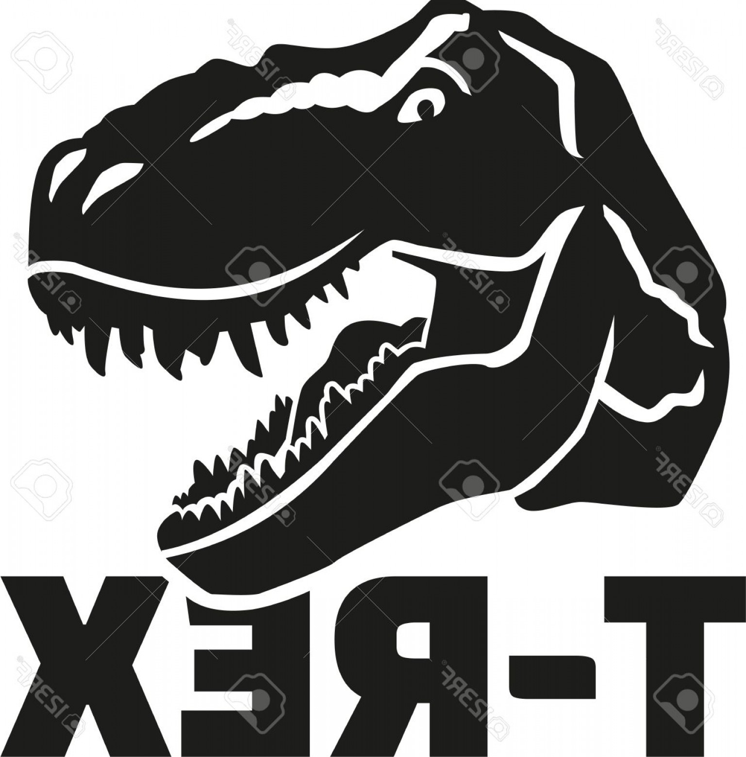 1537x1560 Photostock Vector Dinosaur Tyrannosaurus Head With T Rex Soidergi
