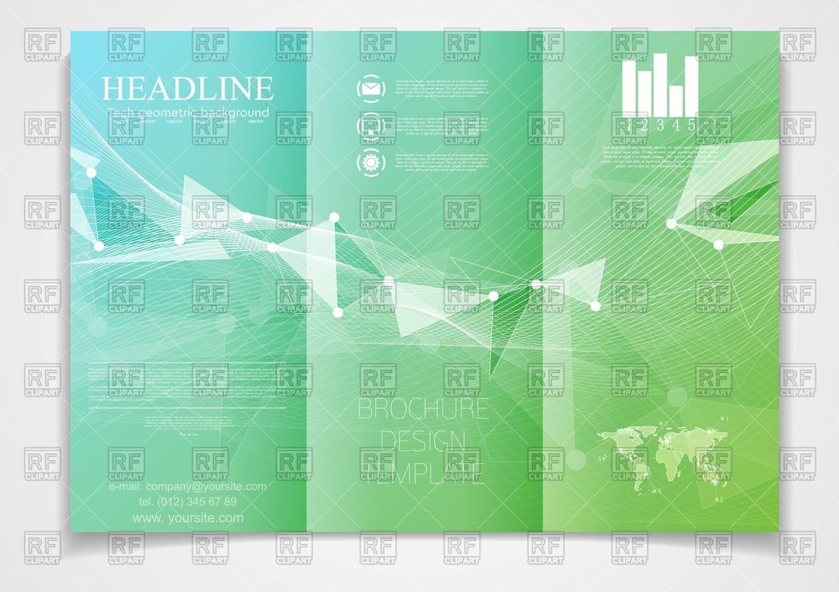 1200x847 Tri Fold Brochure Design Template Vector Image Of Calendars