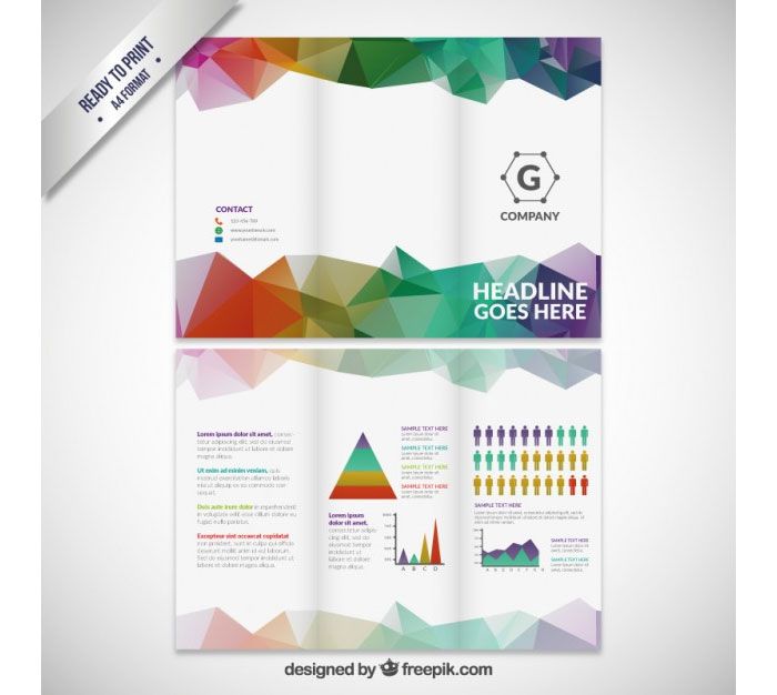 700x626 Free Tri Fold Brochure Templates To Download Pamphlet