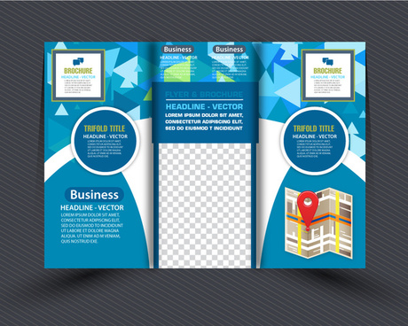 460x368 Vector Trifold Brochure Free Vector Download