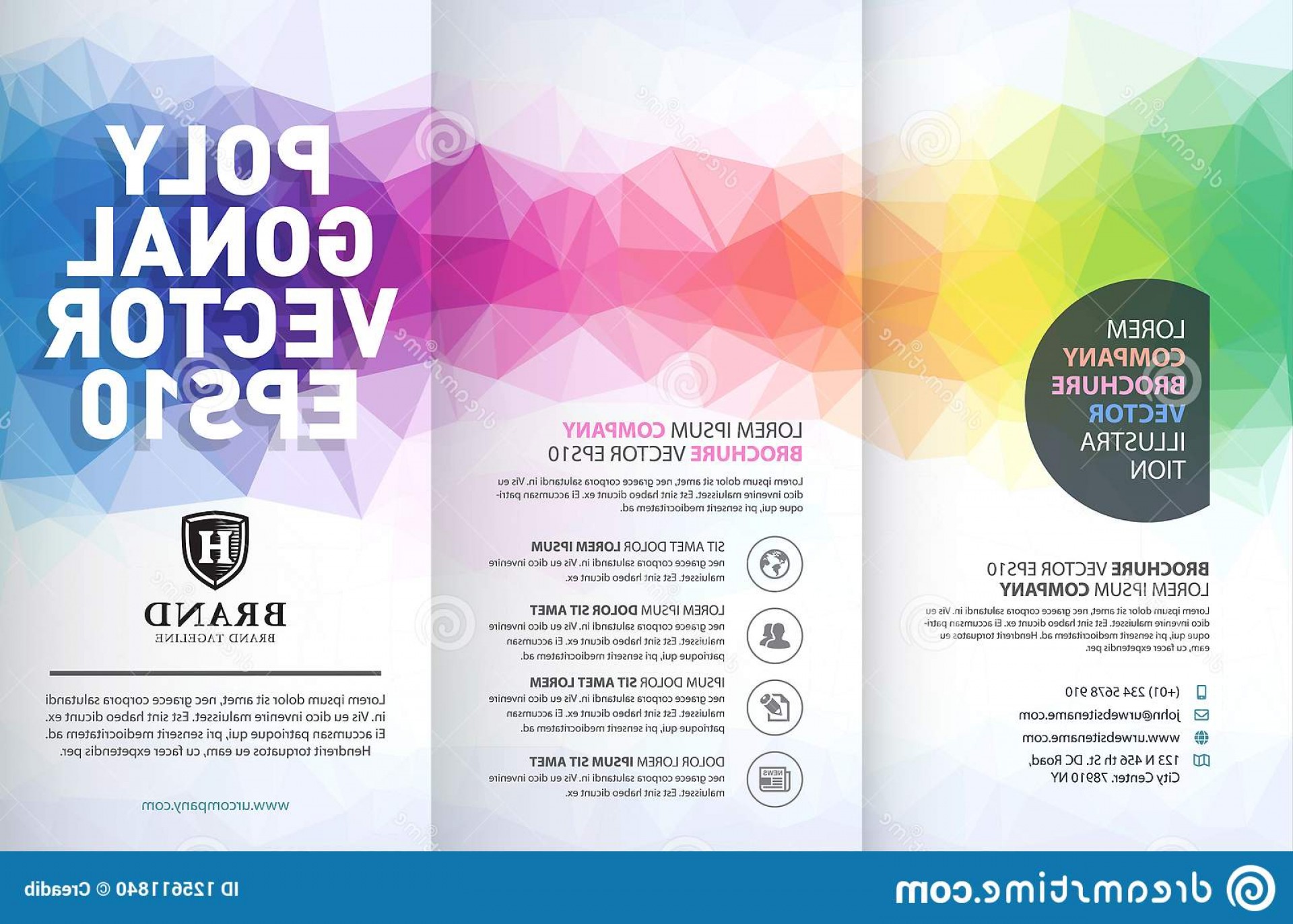 1920x1372 Tri Fold Brochure Vector Templates Catchsplace