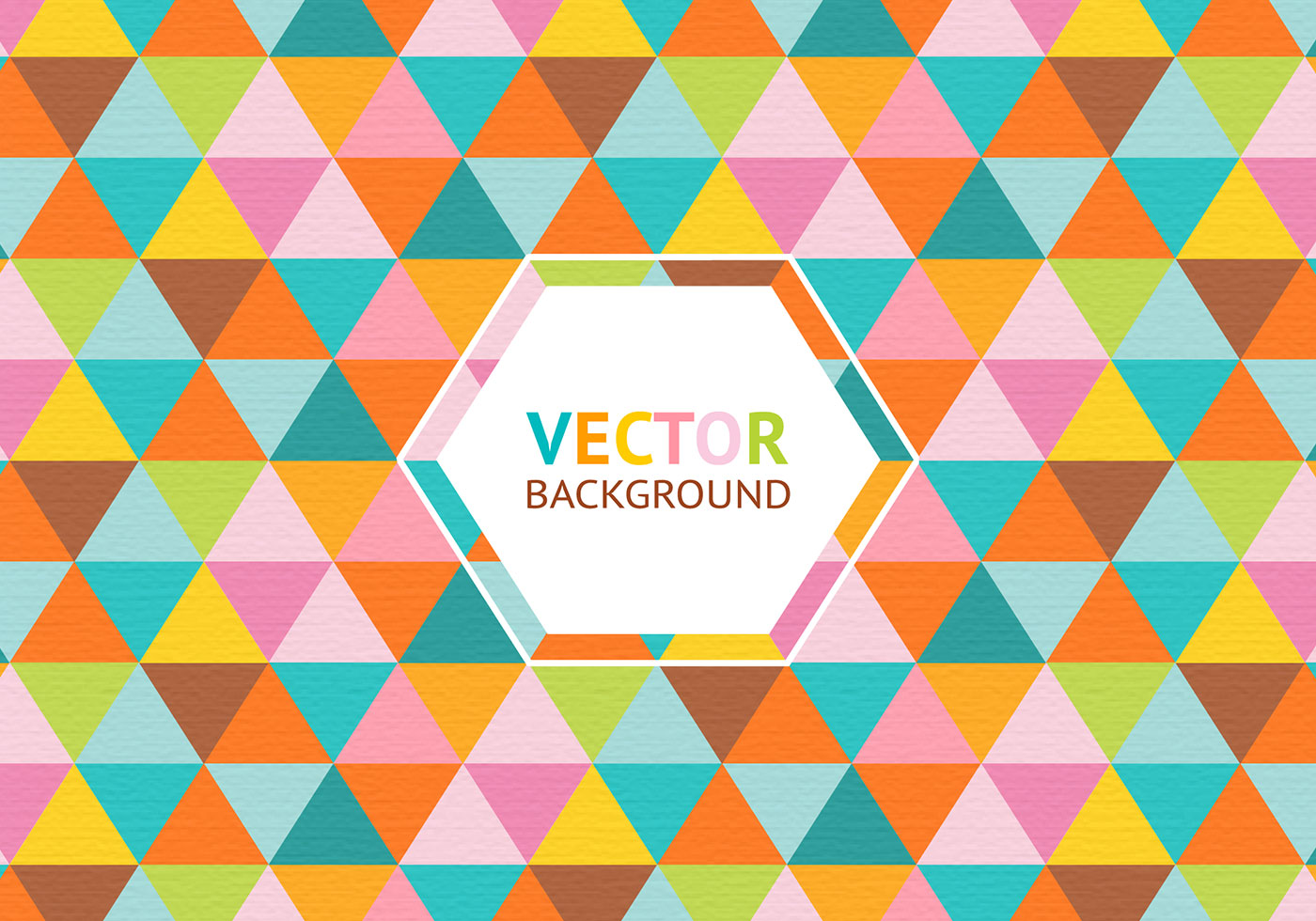 Colorful Triangle Background Vector 1400x980 Colorful Triangle Background Vector
