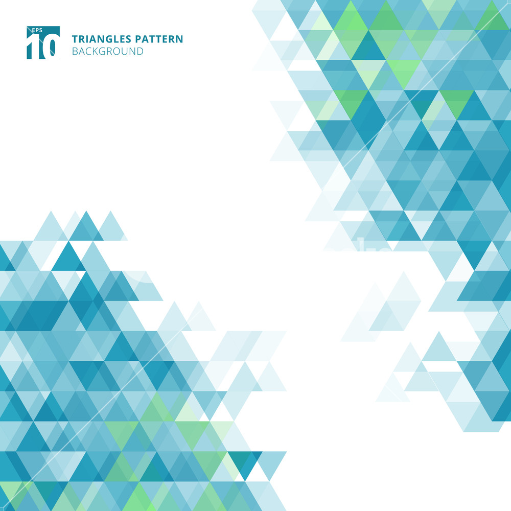 Abstract Blue Triangles Geometric On White Background Vector 1000x1000 Abstract Blue Triangles Geometric On White Background Vector