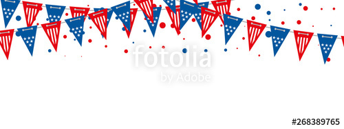 The Usa Flags Vector Banner Triangle American Flags Garland 500x187 The Usa Flags Vector Banner Triangle American Flags Garland