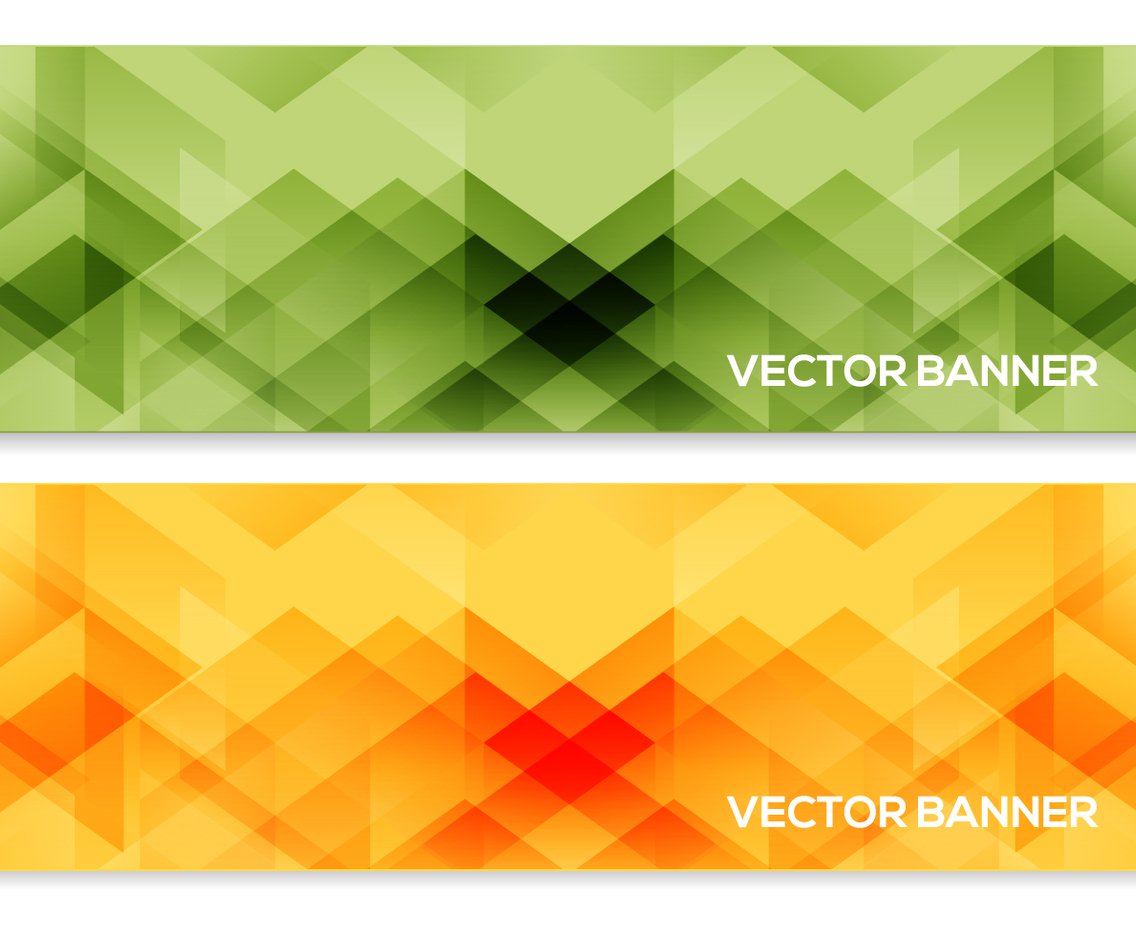 Triangle Banner Vector At Vectorified Com Collection Of Triangle