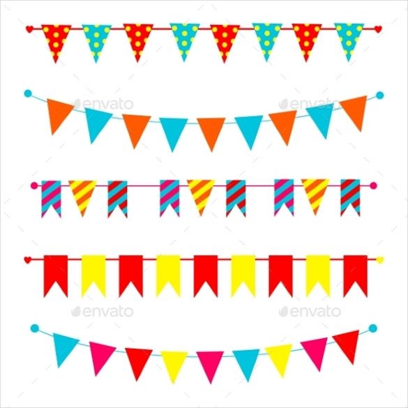 Triangle Banner Template 585x585 Triangle Banner Template