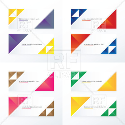 Two Color Triangle Banner Vector Image Of Backgrounds, Textures 400x400 Two Color Triangle Banner Vector Image Of Backgrounds, Textures
